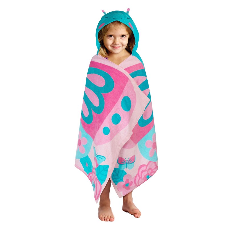 Brisača s kapuco METULJČEK