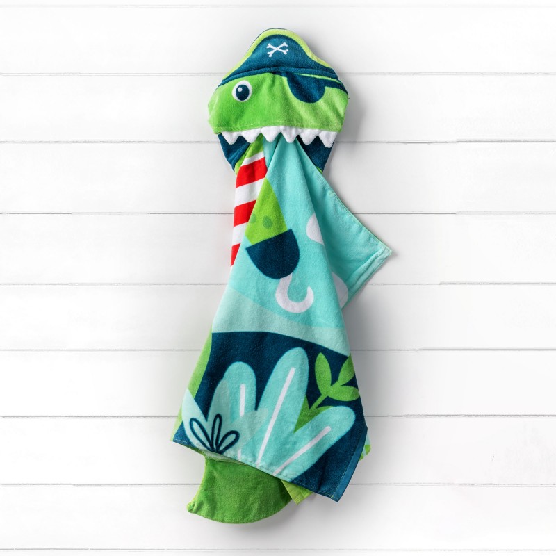 Brisača s kapuco DINO PIRAT