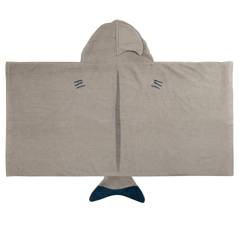 Brisača s kapuco MORSKI PES