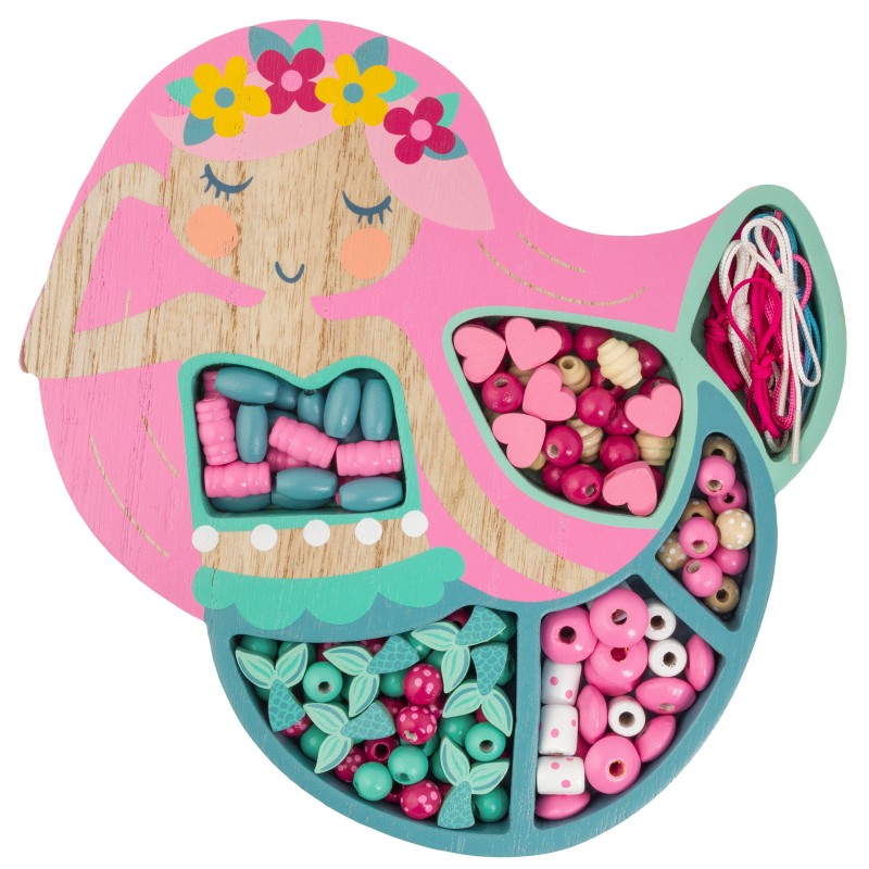 Wooden Jewelry Making Set MERMAID