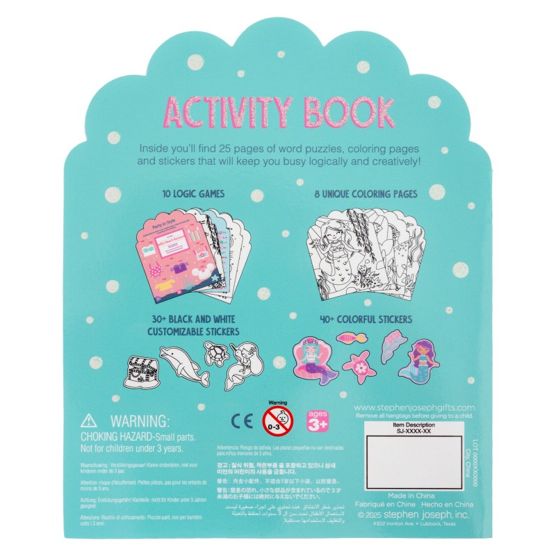 Aktivnostna knjiga MORSKA DEKLICA