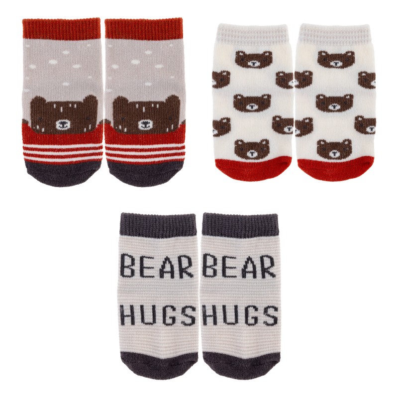 Set baby nogavičk MEDVEDEK