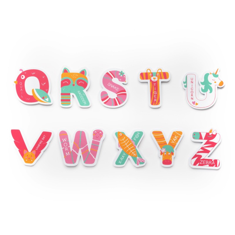 Igračke za kopanje ABC roza set