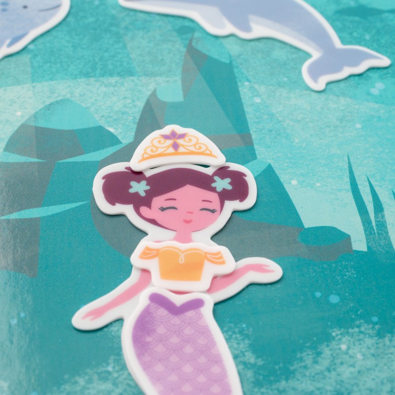 Knjiga z nalepkami MORSKA DEKLICA