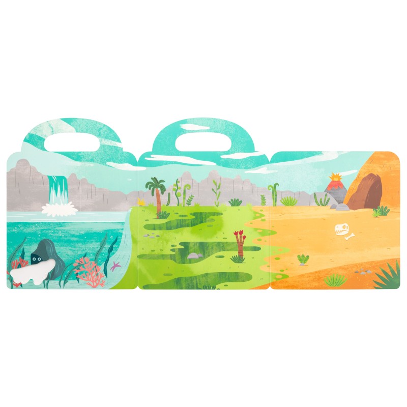 Knjiga z nalepkami DINOZAVER