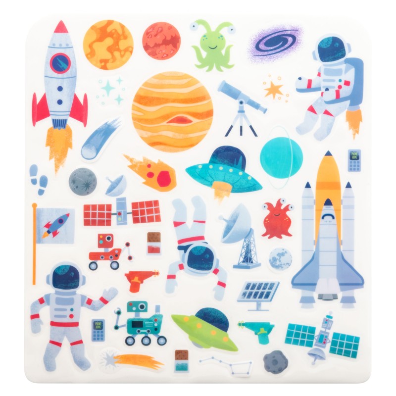 Knjiga z nalepkami VESOLJE