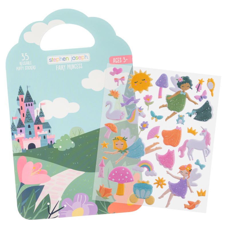 Knjiga z mehkimi nalepkami PRINCESKA