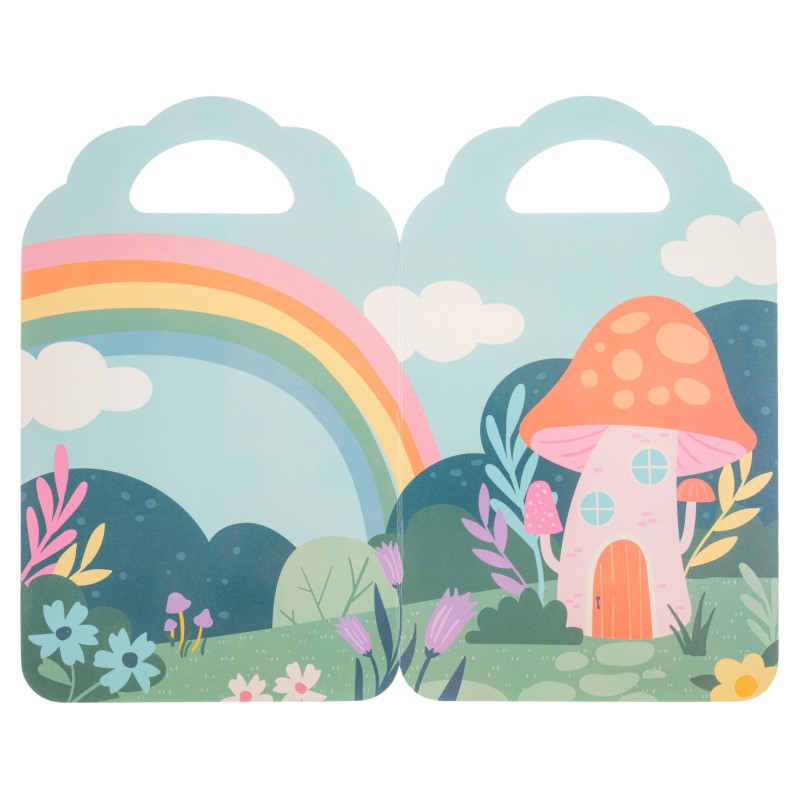 Knjiga z mehkimi nalepkami PRINCESKA