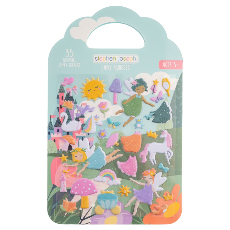 Knjiga z mehkimi nalepkami PRINCESKA