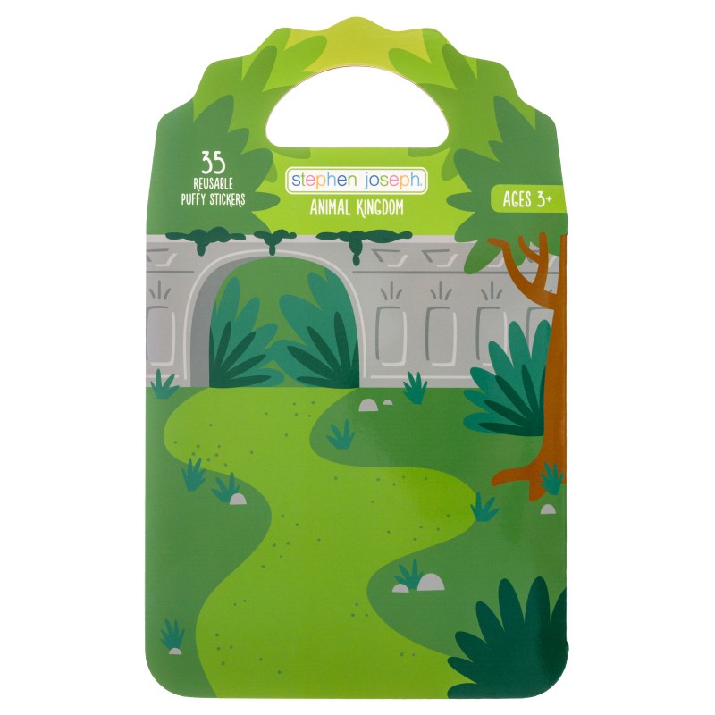 Knjiga z mehkimi nalepkami ZOO