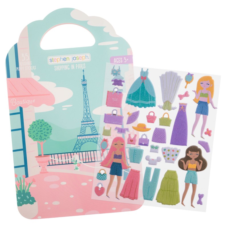 Knjiga z mehkimi nalepkami SANJALKA