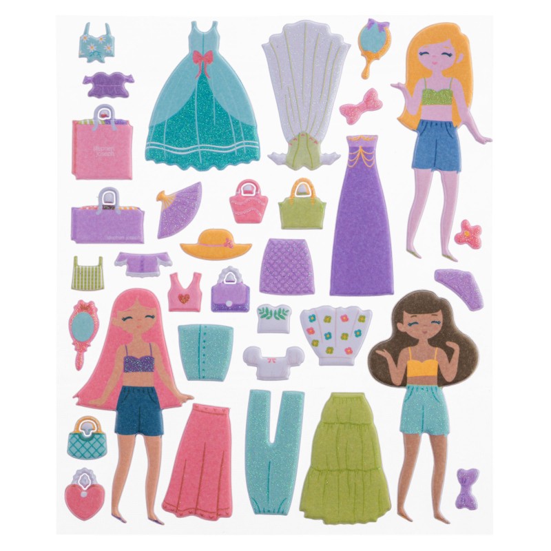 Knjiga z mehkimi nalepkami SANJALKA