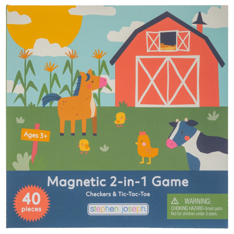 Magnetna igra 2v1 KMETIJA