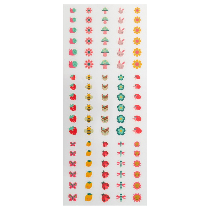 Nalepke za nohte VRTNI PRIJATELJI