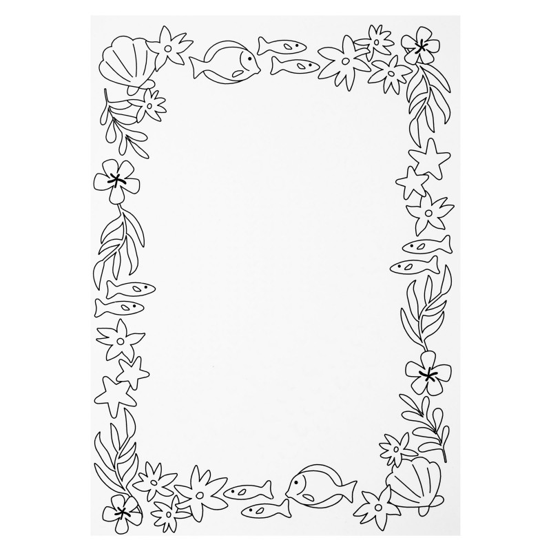 Čarobni ustvarjalni set za barvanje MORSKA DEKLICA