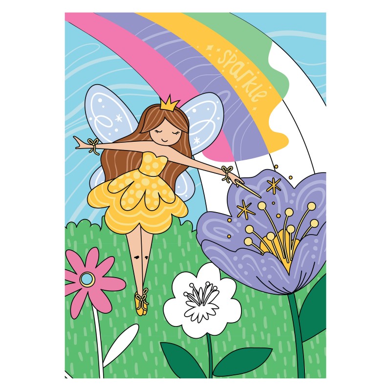 Čarobni ustvarjalni set za barvanje VILA