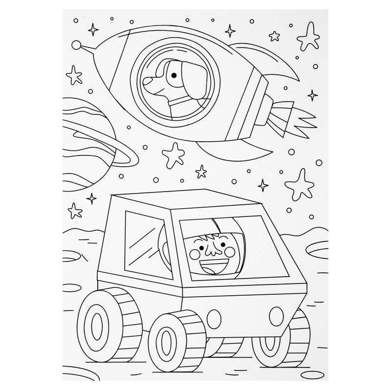 Čarobni ustvarjalni set za barvanje VESOLJE