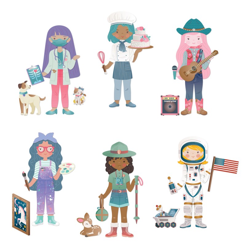 Ustvarjalni set papirnate lutke USTVARJALKA