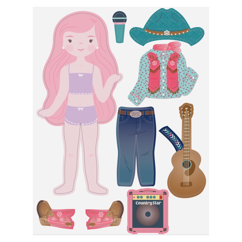 Ustvarjalni set papirnate lutke USTVARJALKA