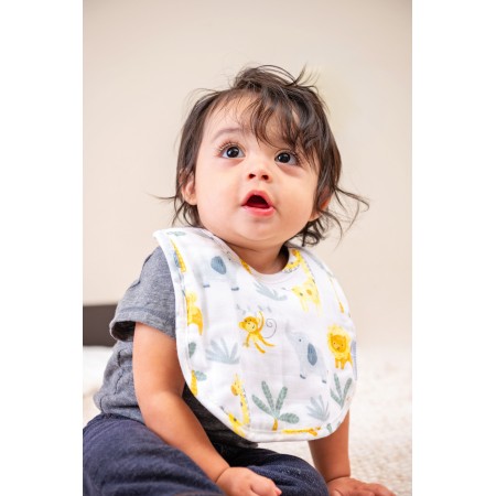 Set muslin slinčkov in žličke ZOO