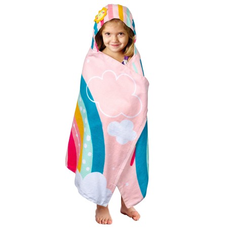 RAINBOW hooded towel