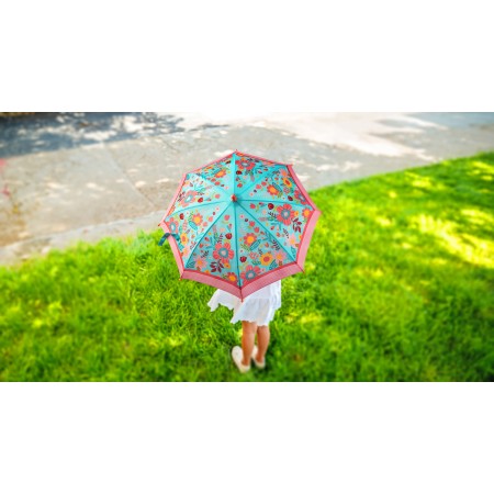 Dežnik ROŽICA (turkiz)