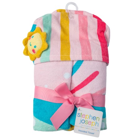RAINBOW hooded towel