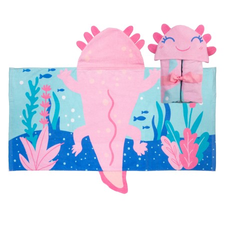 Brisača s kapuco AXOLOTL