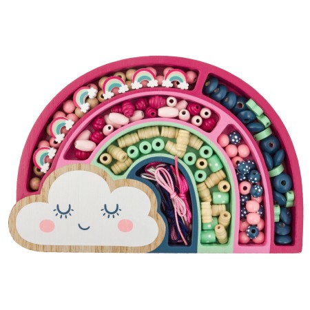 Wooden Jewelry Making Set RAINBOW