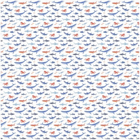 Muslin odejica MORSKI PES