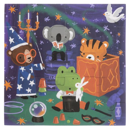 4-stranske magnetne puzzle ZOO