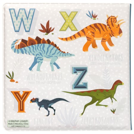 Barvno-spreminjajoča kopalna knjigica DINO