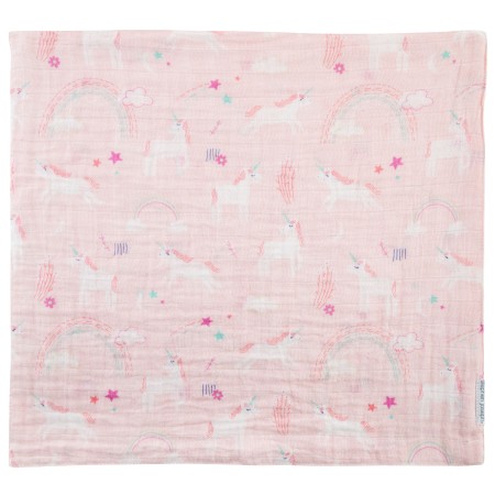 Muslin Blanket with Teether UNICORN