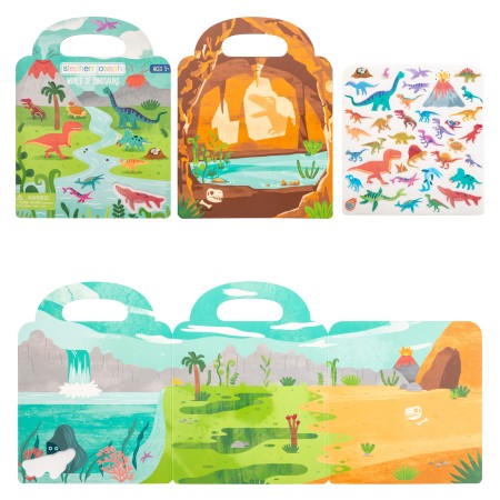 Knjiga z nalepkami DINOZAVER