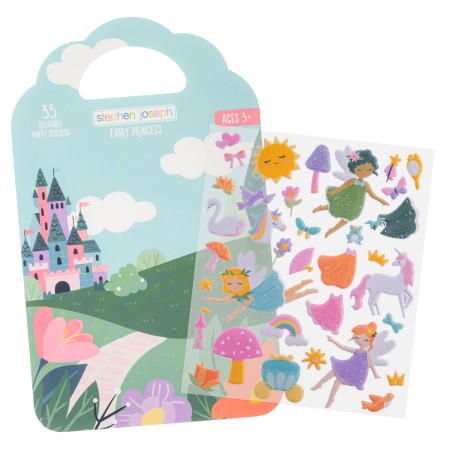 Knjiga z mehkimi nalepkami PRINCESKA