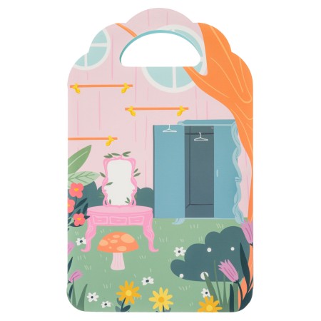 Knjiga z mehkimi nalepkami PRINCESKA