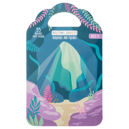 Knjiga z mehkimi nalepkami MORSKA DEKLICA