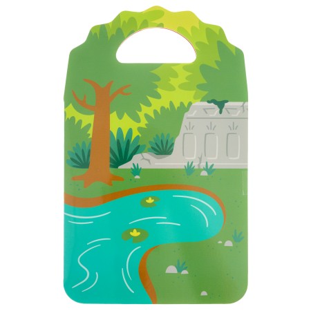 Knjiga z mehkimi nalepkami ZOO