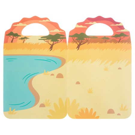 Knjiga z mehkimi nalepkami ZOO