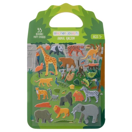 Knjiga z mehkimi nalepkami ZOO