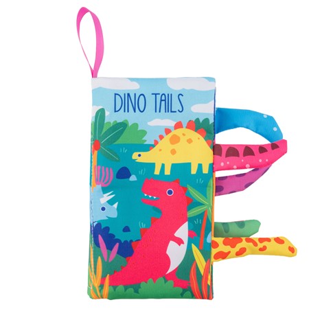 Mehka senzorična knjižica z repki DINOZAVER