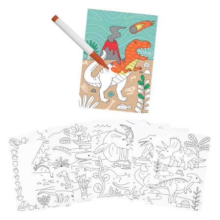 Čarobni ustvarjalni set za barvanje DINOZAVER