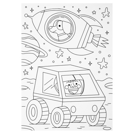 Čarobni ustvarjalni set za barvanje VESOLJE