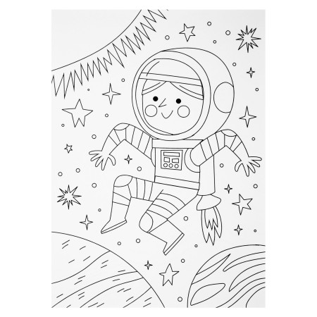 Čarobni ustvarjalni set za barvanje VESOLJE