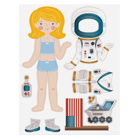 Ustvarjalni set papirnate lutke USTVARJALKA