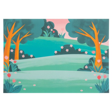 Ustvarjalni set nalepk iz folije GOZD