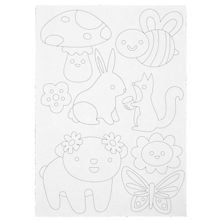 Ustvarjalni set nalepk iz folije GOZD