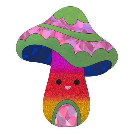 Ustvarjalni set nalepk iz folije GOZD