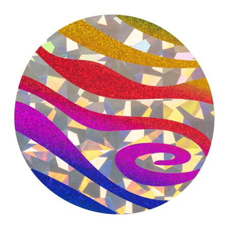 Ustvarjalni set nalepk iz folije VESOLJE