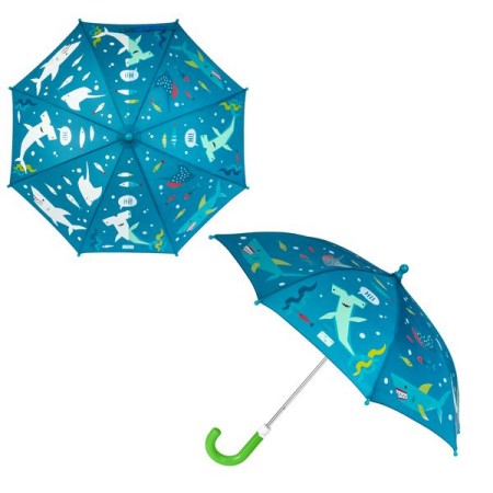 Barvno spreminjajoči dežnik MORSKI PES